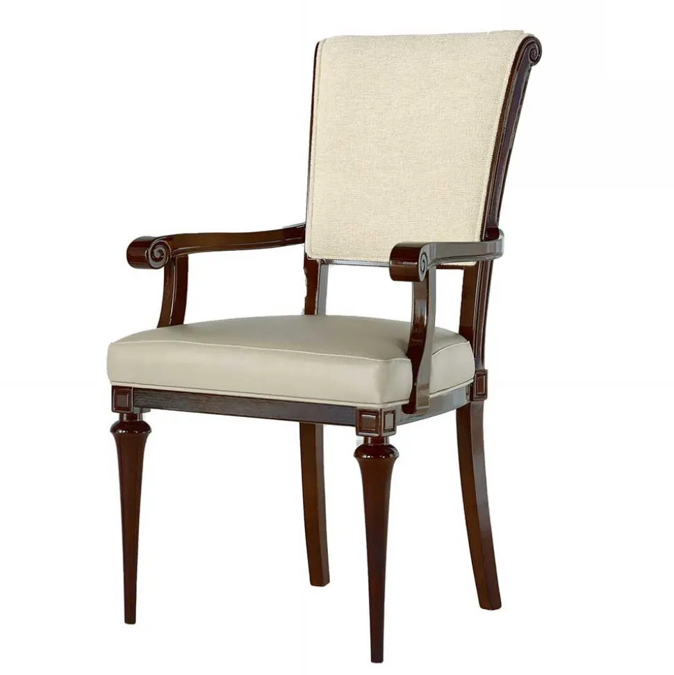Eleganter Armlehnenstuhl im klassischen Stil - Crenada