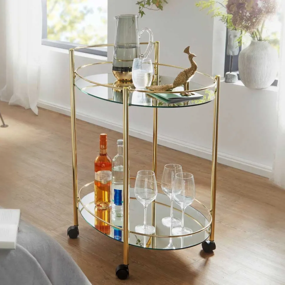 Eleganter Teewagen ovales Design - Continento