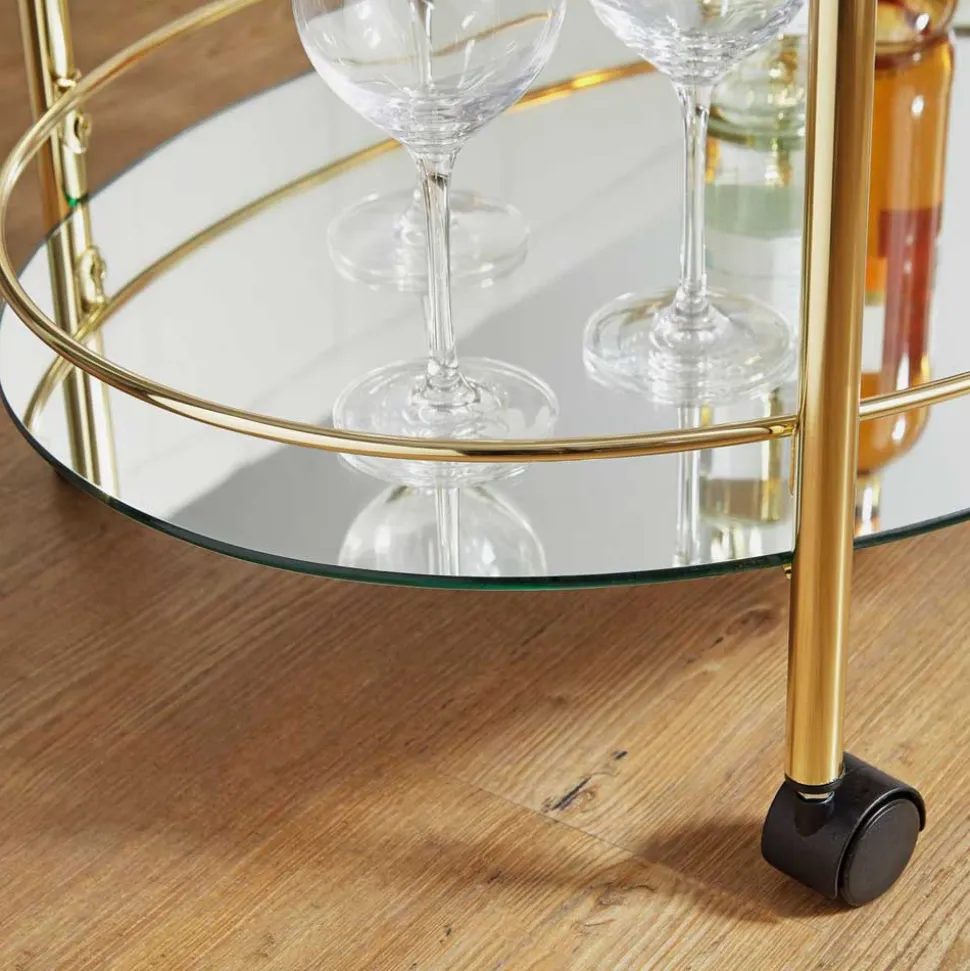 Eleganter Teewagen ovales Design - Continento