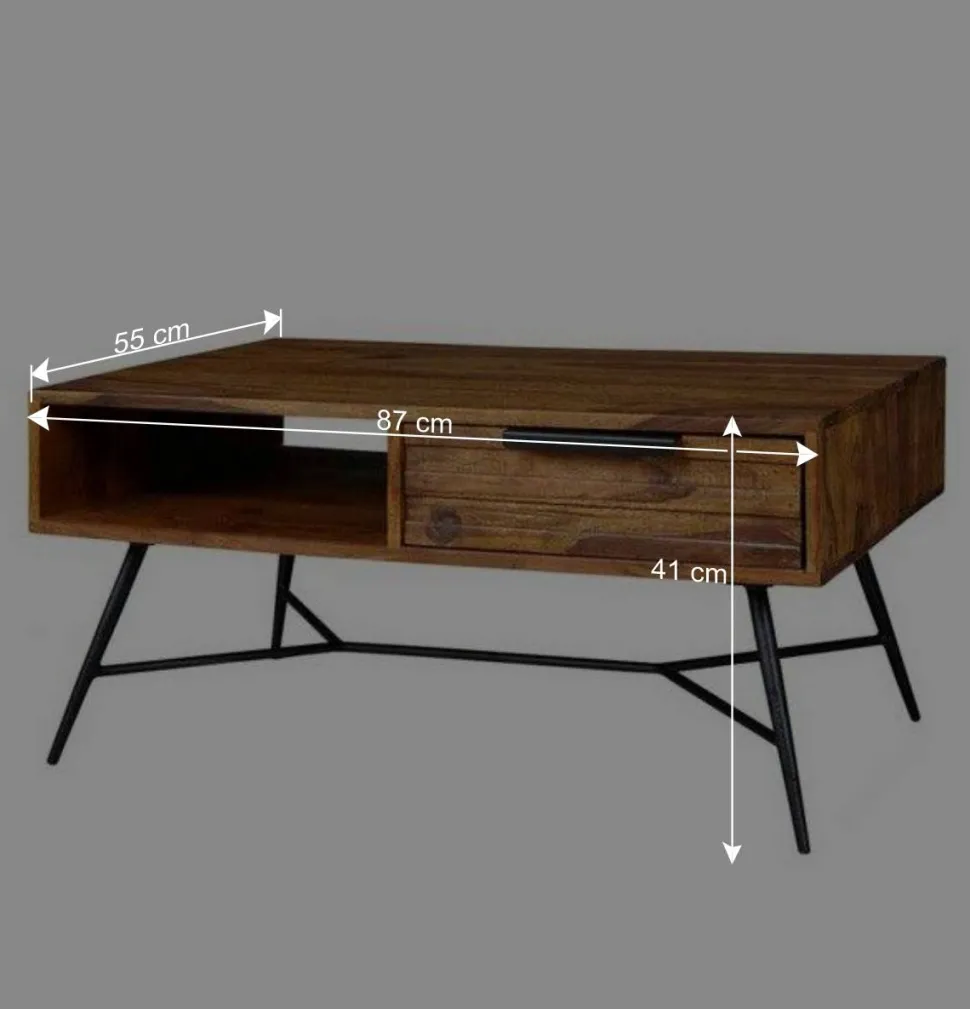 Eleganter Wohnzimmer Tisch mit Schublade - Dicna