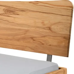 Elegantes Holzbett aus geölter Wildeiche - Mathan