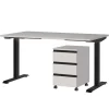 Elektrisch verstellbarer Bürotisch Set - Great (zweiteilig)