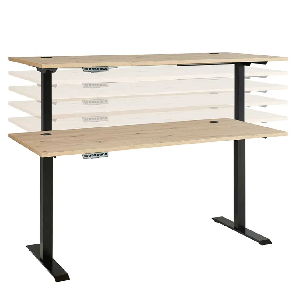 Elektrisch verstellbarer Schreibtisch 160x77 cm - Kuetra
