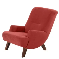 Entspannungssessel in Terracotta Velours - Vacance