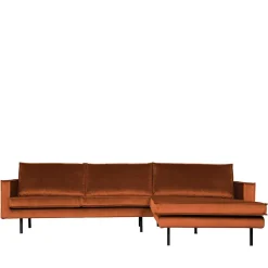 4er Sofa über Eck im Retro Style - Naryon