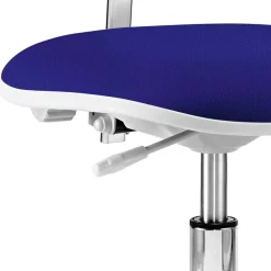 Ergo Bürodrehstuhl in Blau Stoff - Portland