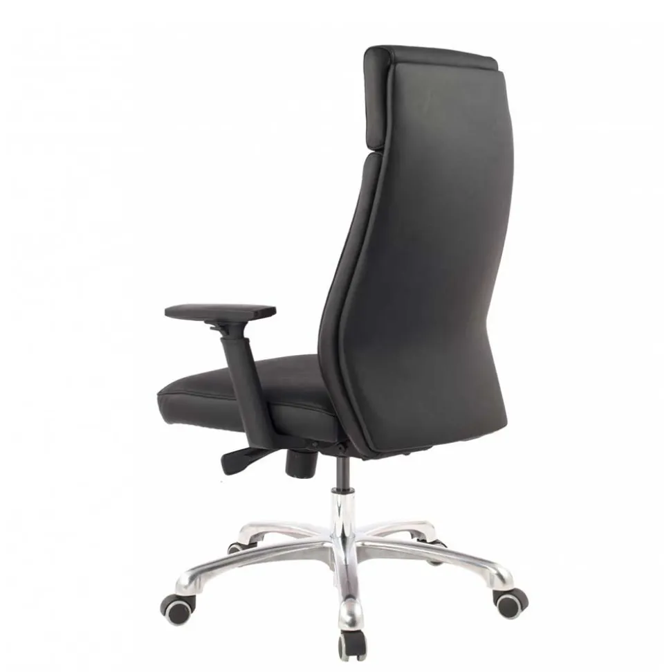 Ergonomischer Leder Bürostuhl mit hoher Lehne - Fluracia