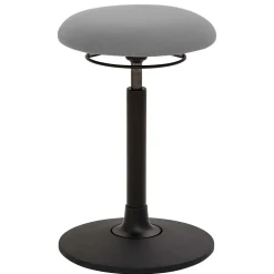 Ergonomischer Pendelhocker in Grau & Schwarz - Kamma