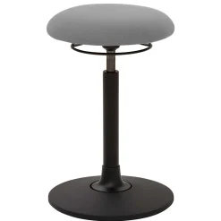 Ergonomischer Pendelhocker in Grau & Schwarz - Kamma