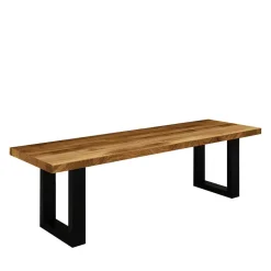 Essbank Manzey aus Wildeiche Massivholz