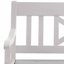 Essbank Yoan in Weiß Grau