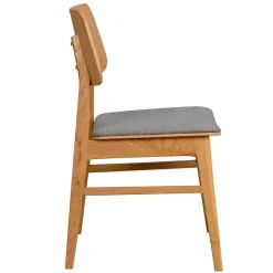 Essgruppe in Eiche & Hellgrau - Nineo (siebenteilig)