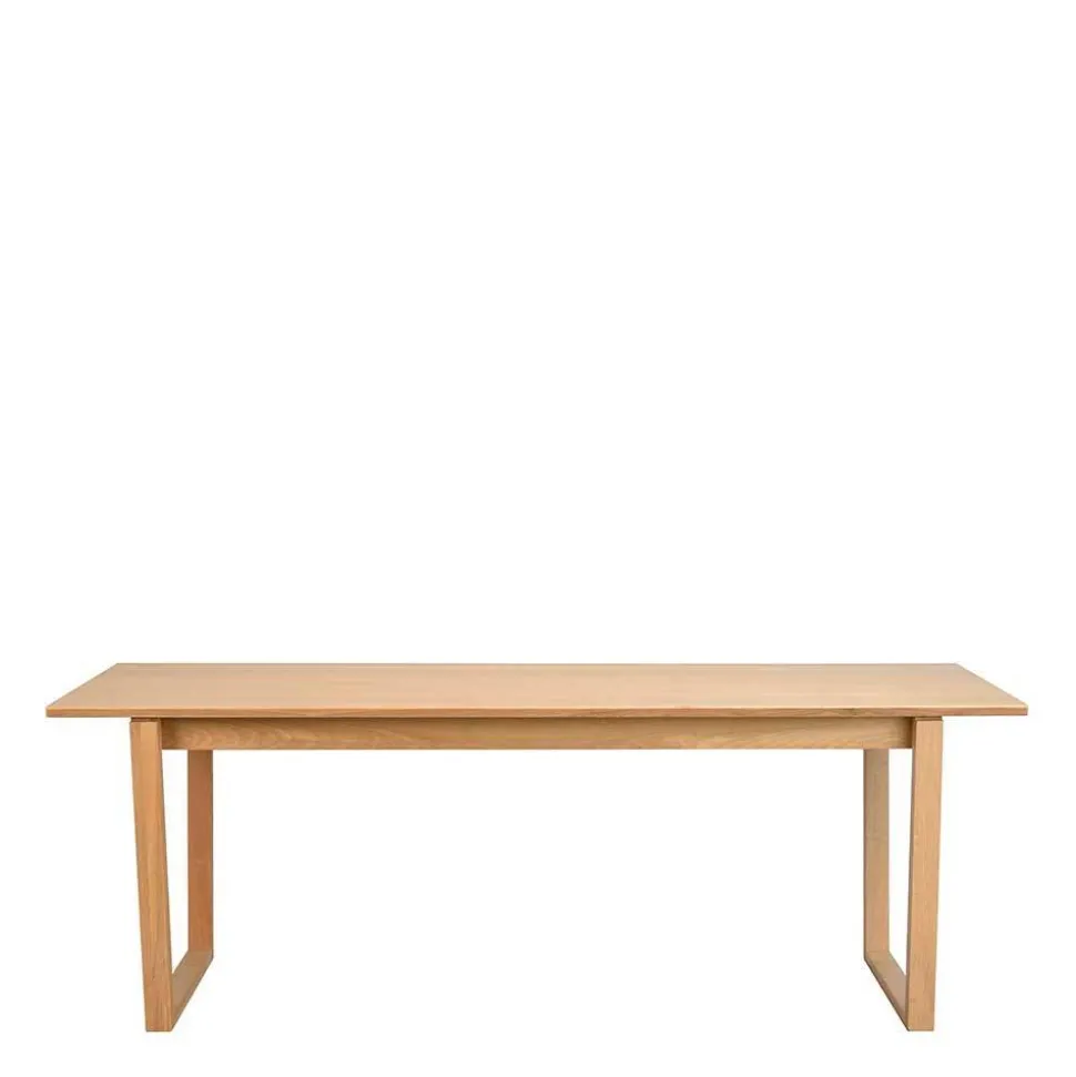 Essgruppe in Eiche & Hellgrau - Nineo (siebenteilig)