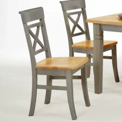 Essgruppe Jytte in Grau Kiefer (fünfteilig)