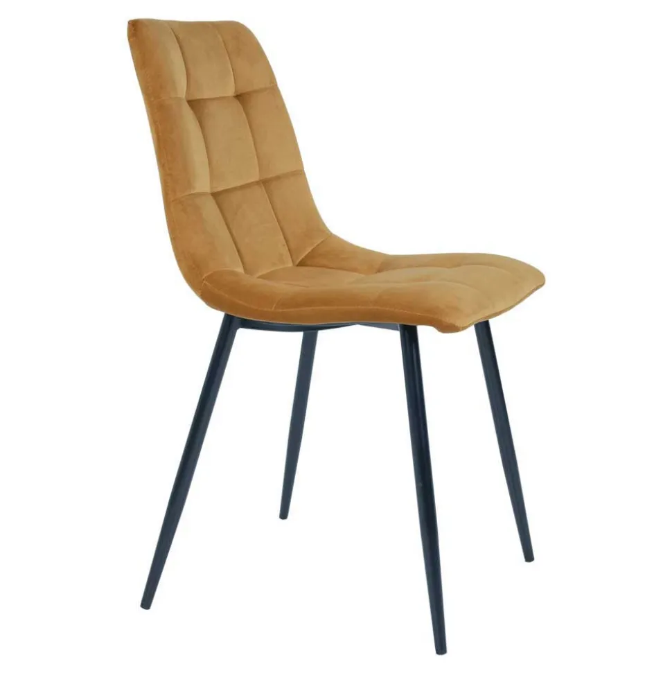 Essgruppe mit gelben Stühlen - Valco (siebenteilig)