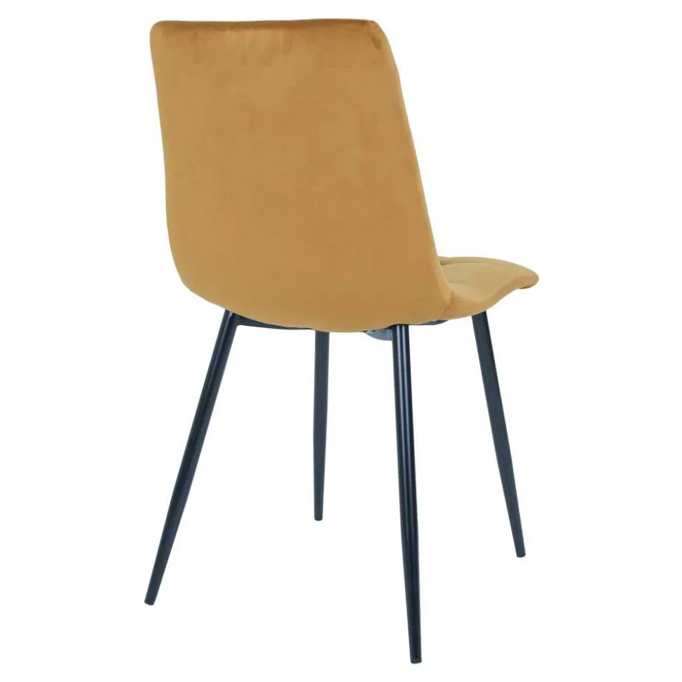 Essgruppe mit gelben Stühlen - Valco (siebenteilig)