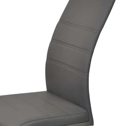 Essgruppe mit Glastisch & Schwingstühlen - Baryma (fünfteilig)