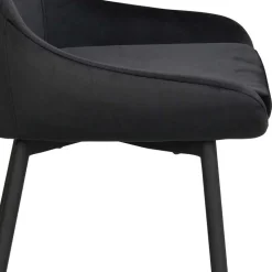 Essplatzgruppe mit Samtstühlen - Pulva (siebenteilig)