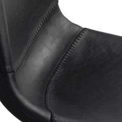 Esstisch & 6 schwarze Stühle - Flints (siebenteilig)