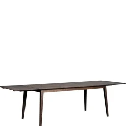 Esstisch & 6 schwarze Stühle - Flints (siebenteilig)