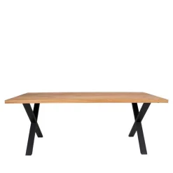 Esstisch & Kunstleder Armlehnstühle - Jimma (siebenteilig)