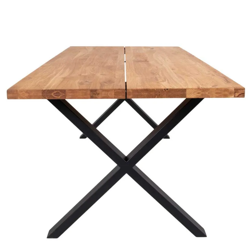 Esstisch & Kunstleder Armlehnstühle - Jimma (siebenteilig)