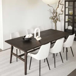 Esstisch & Schalenstühle im Set - Frantasticas (siebenteilig)