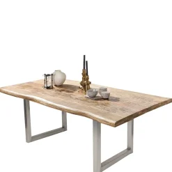 Esstisch aus Mango Holz mit Baumkante - Matic