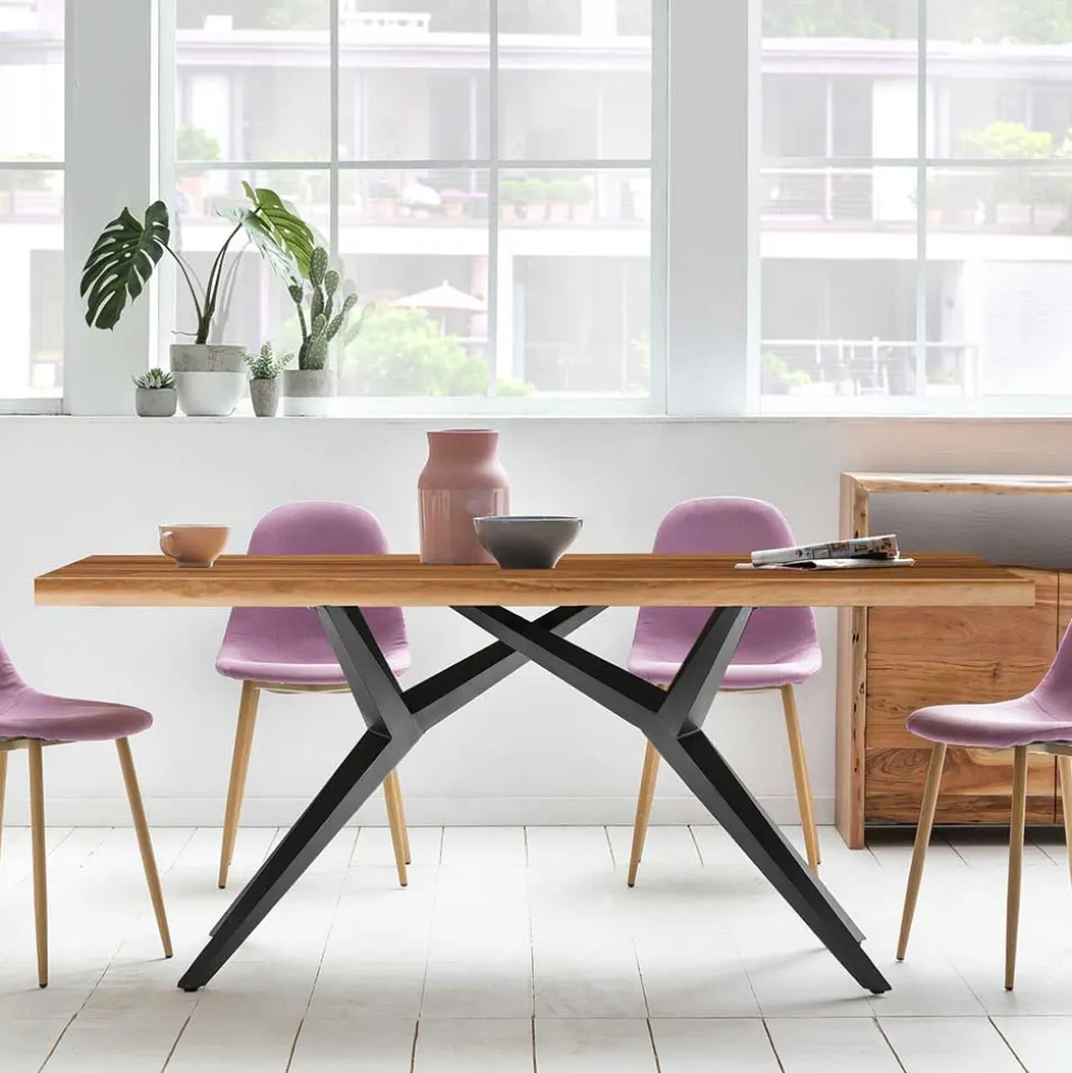 Esstisch aus recyceltem Holz Teak - Rumana