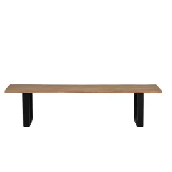 Esstisch Bank mit natürlicher Baumkante - Calivia