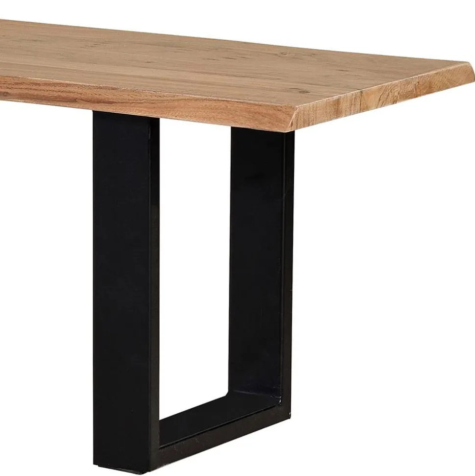 Esstisch Bank mit natürlicher Baumkante - Calivia