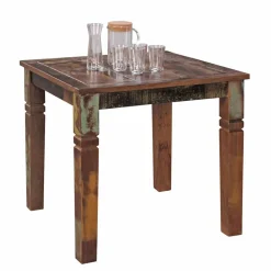 Esstisch Dencig im Shabby Chic mehrfarbig
