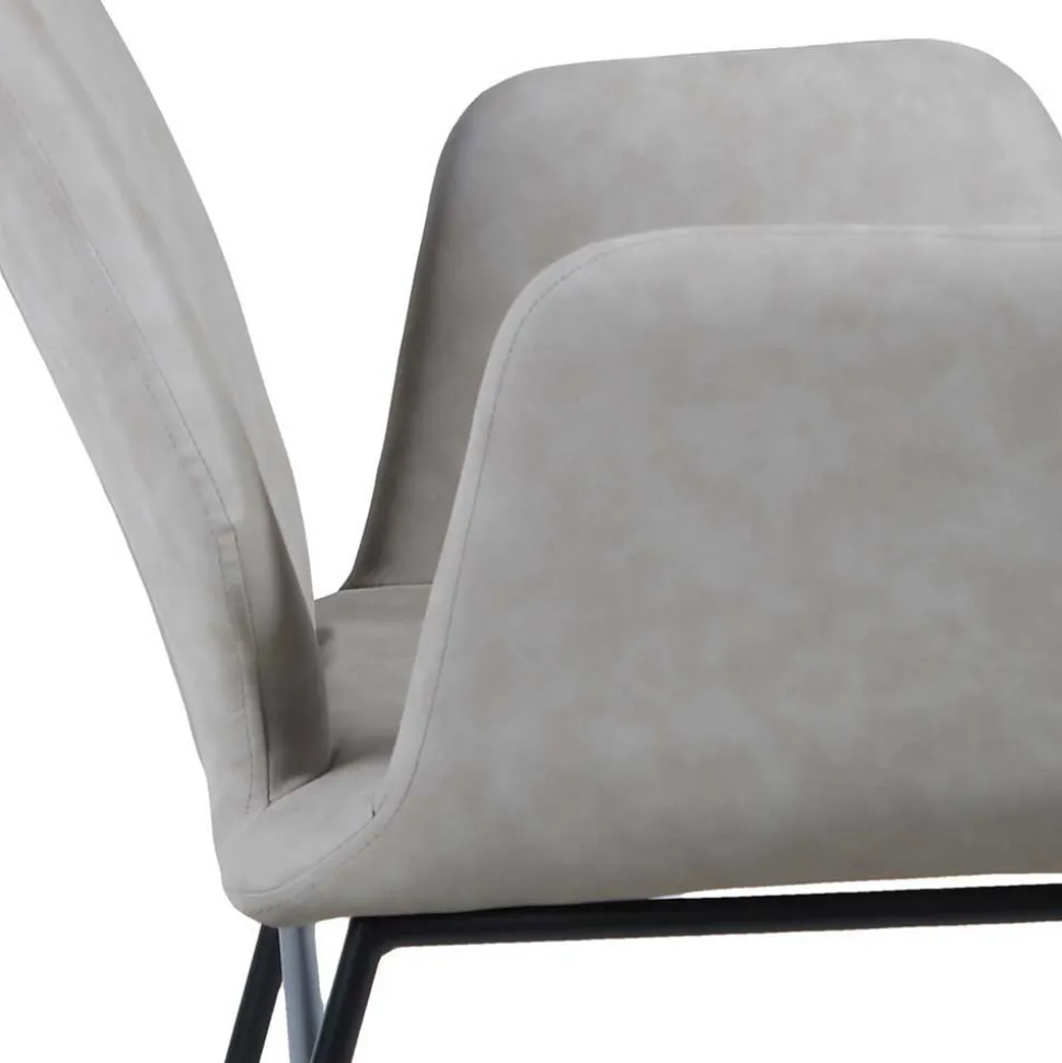 Esstisch Gruppe im Skand Chic - Spiralo (fünfteilig)