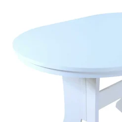 Esstisch Kombi in Weiß & Grün - Cynthia (fünfteilig)