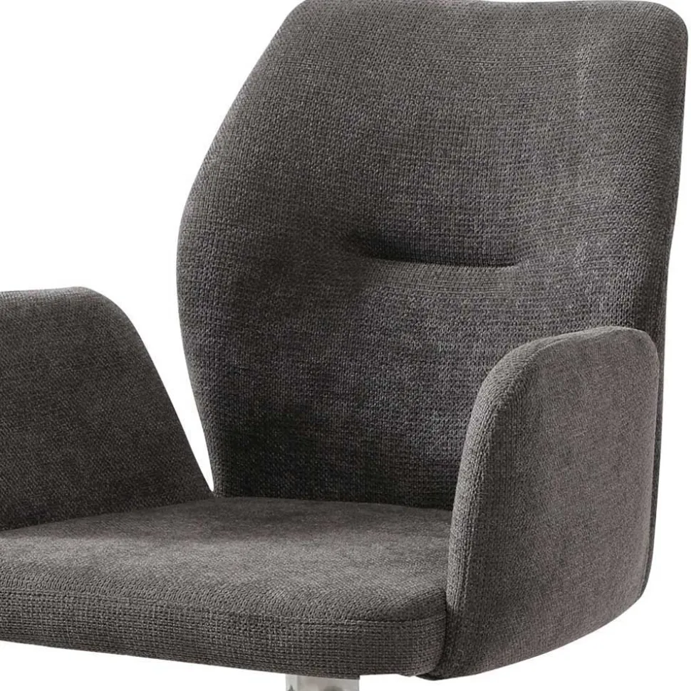 Esstisch mit Drehstühlen Set - Valbera (fünfteilig)