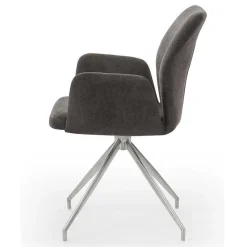 Esstisch mit Drehstühlen Set - Valbera (fünfteilig)