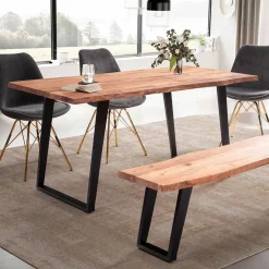 Esstisch mit schrägen U-Beinen - Alice