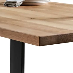 Esstisch mit U-Beinen aus schwarzem Stahl - Theo