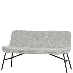 Esstisch Polsterbank in Offwhite Hellgrau - Utperio