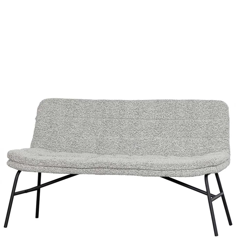 Esstisch Polsterbank in Offwhite Hellgrau - Utperio