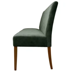 Esstisch Polsterbank mit Lehne in Graugrün - Boxton