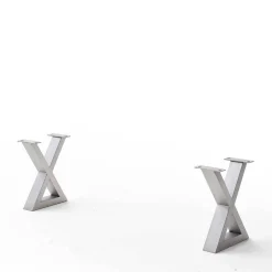 Esstisch Sitzbank in Akazie Grau mit Baumkante - Lorencia