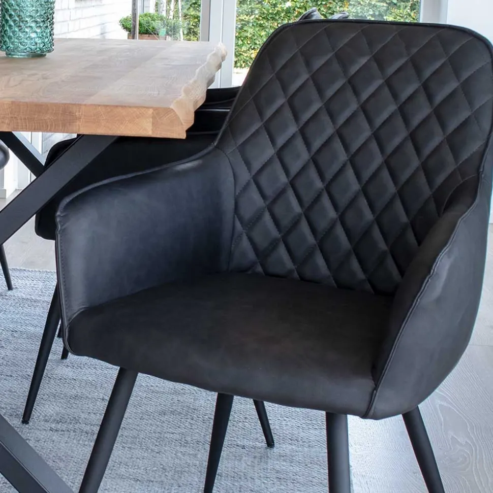 Esstisch Sitzgruppe mit Tischsesseln - Amelie (siebenteilig)