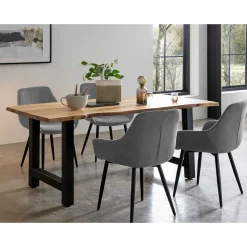 Esstisch und Armlehnenstühle Set - Greneca (fünfteilig)