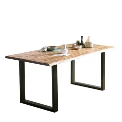 Esstisch und Drehsessel Set - Ewana (fünfteilig)