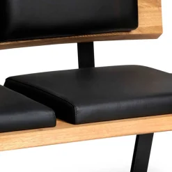 Esstischbank mit Lehne und Polstern - Jessmine