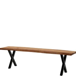 Esstischbank mit X-Beinen - Rajavo