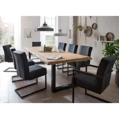 Esstischgruppe für acht Personen - Trane (neunteilig)