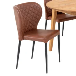 Esstischgruppe im Skandi Design - Fjord (fünfteilig)