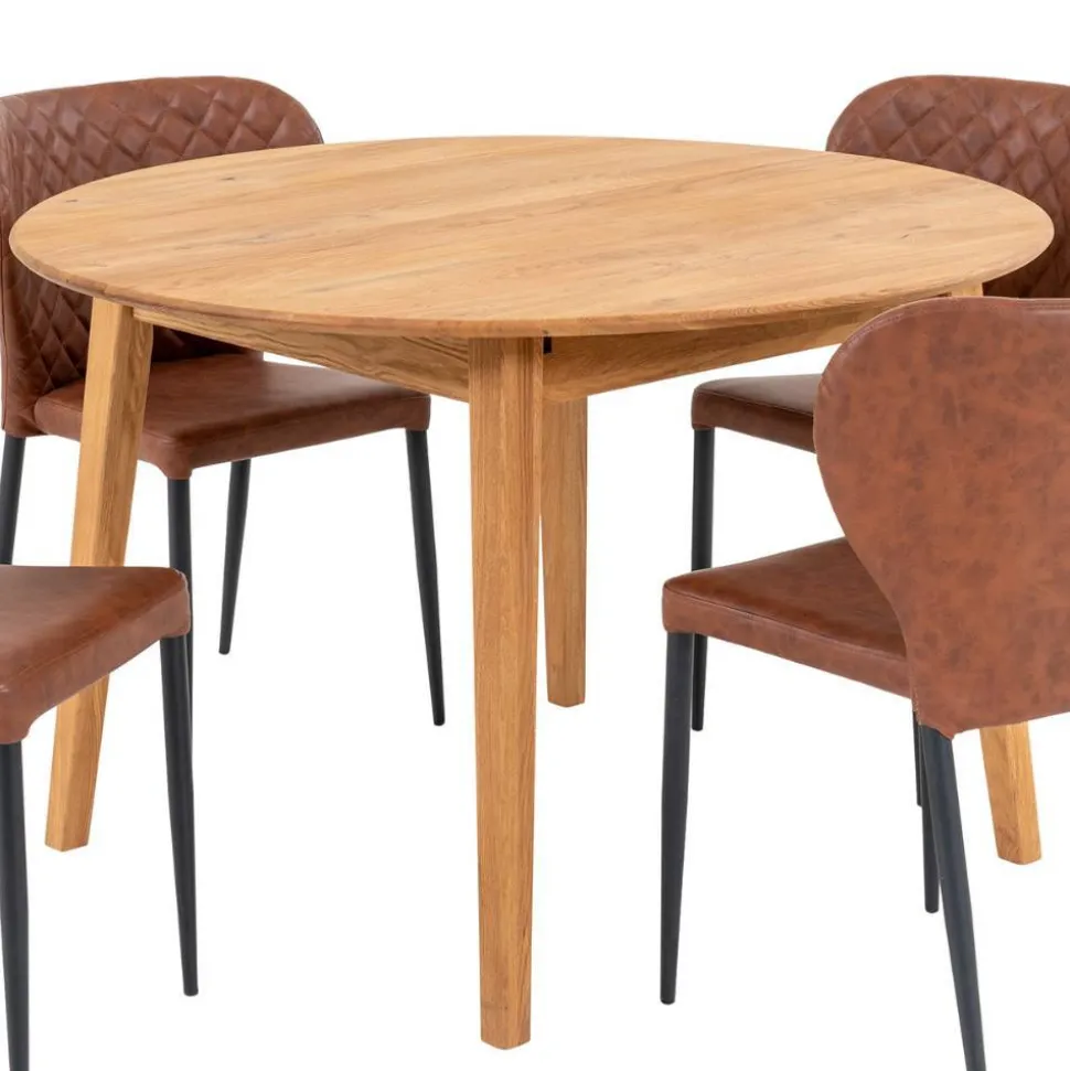 Esstischgruppe im Skandi Design - Fjord (fünfteilig)